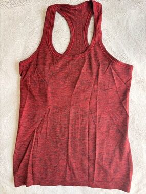 Lululemon Run Swiftly Tech Racerback Red Tank Top